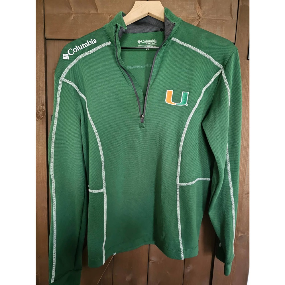Columbia Golf UM Pullover Warm Up Sweater Size Small